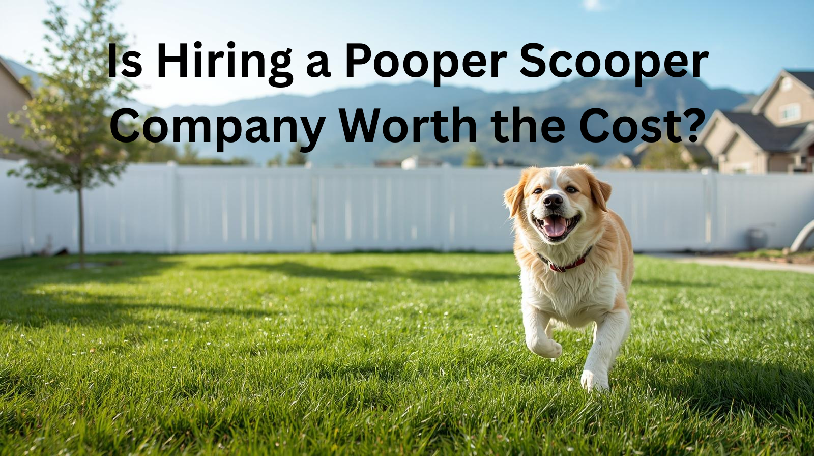 Is Hiring a Pooper Scooper Company Worth the Cost